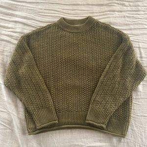 Slouchy CableKnit Sweater Universal Thread